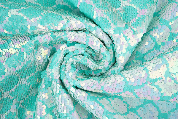 Reversible Sequin Fabric Mermaid Tail