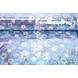 Sequin Fabric Pearlescent on Printed Satin Stars