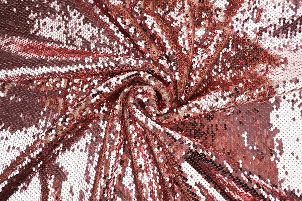 Sequins on Mesh Pink Sequins on Mesh Pink