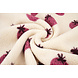 Teddy Fabric Strawberries Cream Teddy Fabric Strawberries Cream