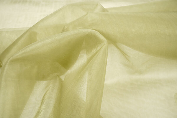 Organza Licht Mosgroen