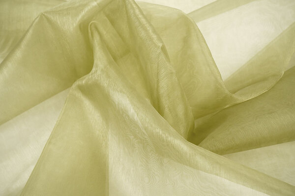 Organza Licht Mosgroen