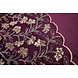 Mesh Embroidered Sequins Maharani Aubergine