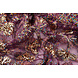 Mesh Ricamato Paillettes Maharani Melanzana Mesh Ricamato Paillettes Maharani Melanzana