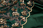 Mesh Ricamato Paillettes Maharani Verde Mesh Ricamato Paillettes Maharani Verde
