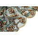 Malla Bordada con Lentejuelas Maharani Verde Malla Bordada con Lentejuelas Maharani Verde