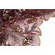 Netz Bestickt Pailletten Maharani Bordeaux Netz Bestickt Pailletten Maharani Bordeaux
