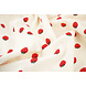 Baumwoll Musselin Erdbeere Creme Baumwoll Musselin Erdbeere Creme