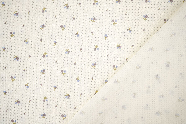 Double Gauze Tiny Flower Dots Double Gauze Tiny Flower Dots