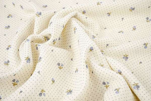 Double Gauze Tiny Flower Dots Double Gauze Tiny Flower Dots