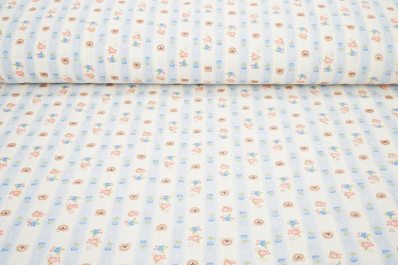 Hydrofiel Little Teddy Stripes Hydrofiel Little Teddy Stripes