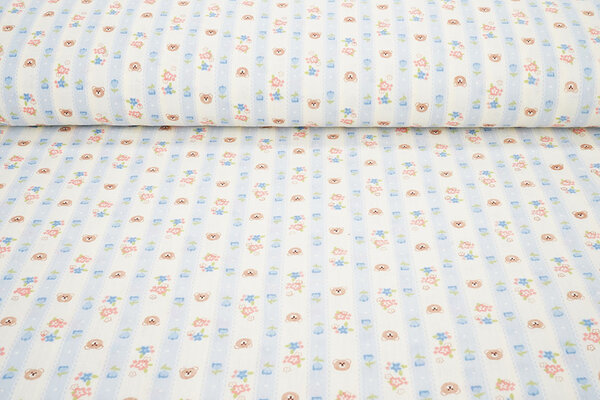 Hydrofiel Little Teddy Stripes Hydrofiel Little Teddy Stripes
