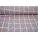 Woven Woolen Fabric Check Sorella Coral Woven Woolen Fabric Check Sorella Coral