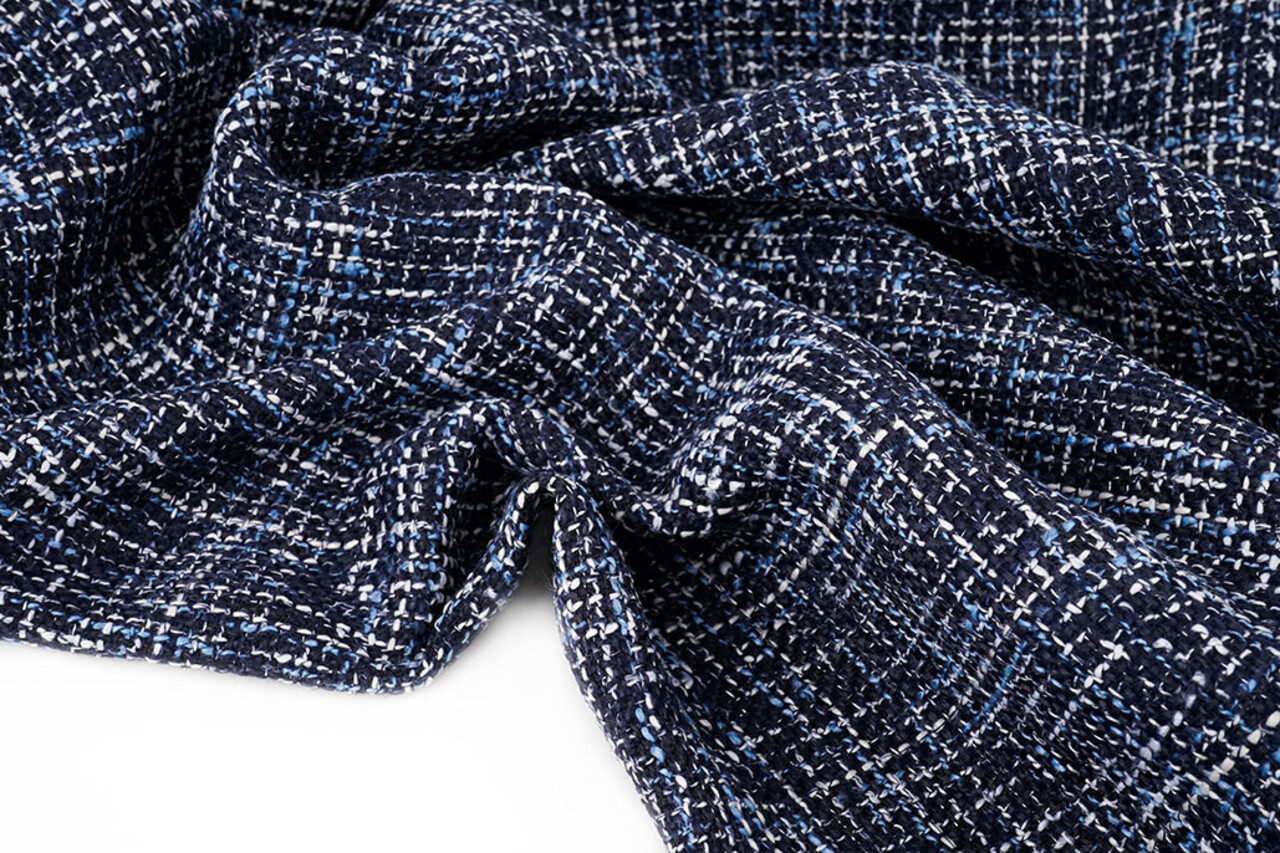 Bouclé Sjanelli Orlena Navy Blue Bouclé Sjanelli Orlena Navy Blue