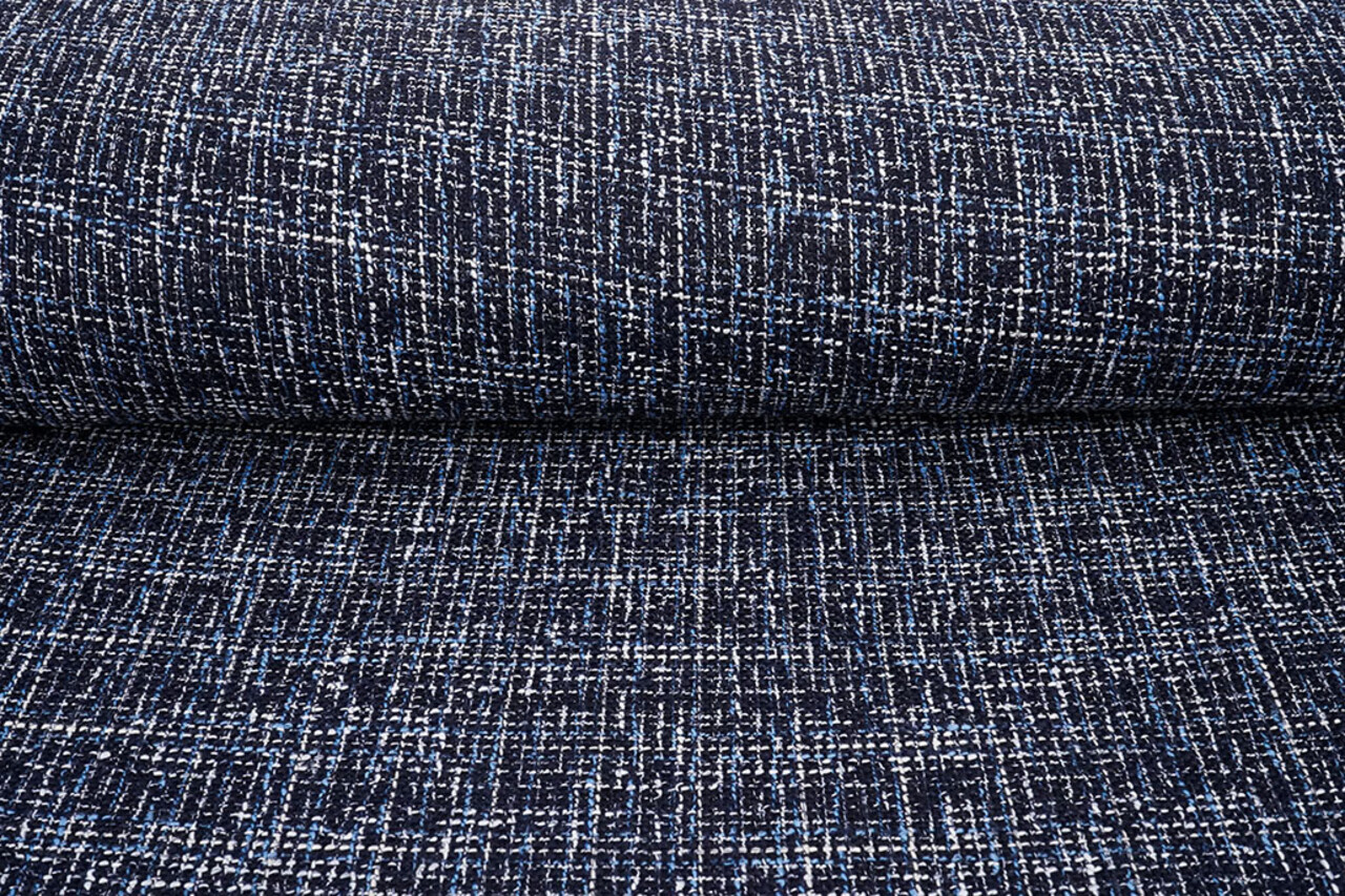 Bouclé Sjanelli Orlena Marine Blauw Bouclé Sjanelli Orlena Marine Blauw