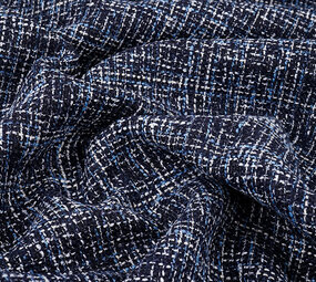 Bouclé Sjanelli Orlena Navy Blue