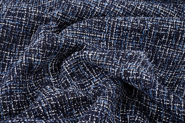 Bouclé Sjanelli Orlena Marine Blauw Bouclé Sjanelli Orlena Marine Blauw