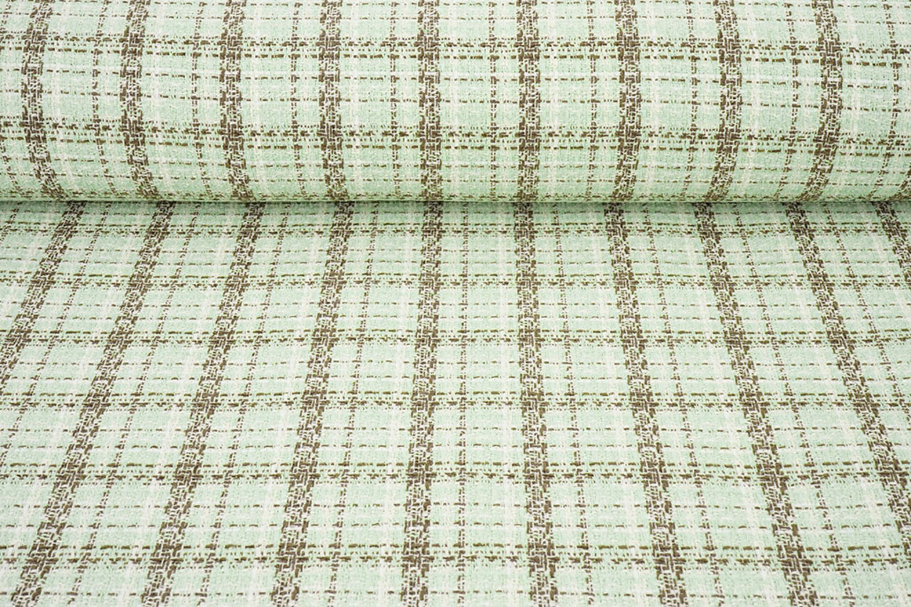 Bouclé Sjanelli Bellina Mint Groen