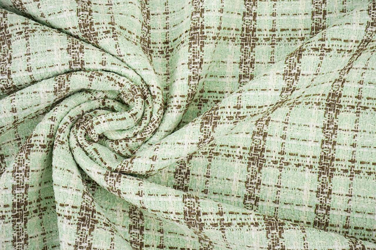 Bouclé Sjanelli Bellina Mint Groen