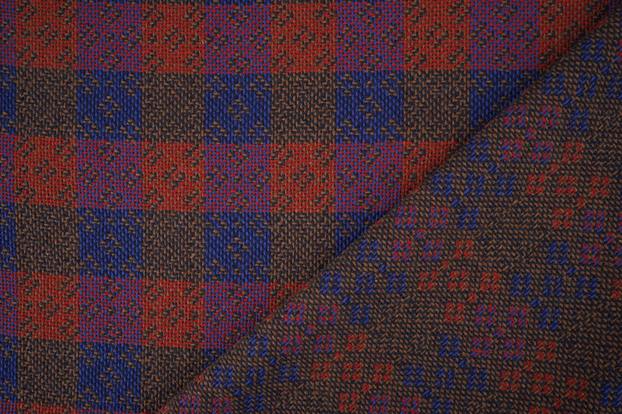 Woven Woolen Fabric Marenza Check -2- Woven Woolen Fabric Marenza Check -2-