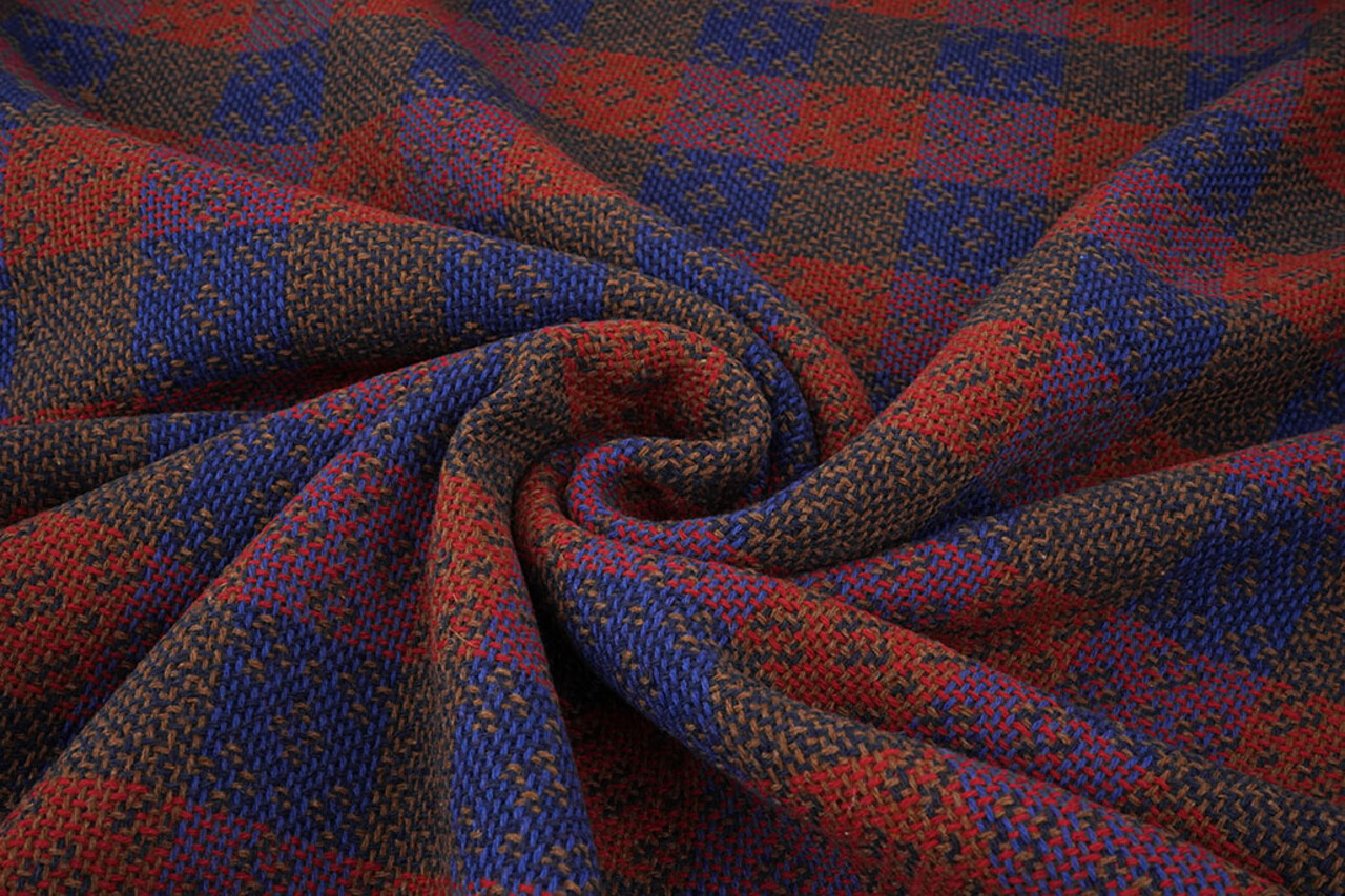 Woven Woolen Fabric Marenza Check -2- Woven Woolen Fabric Marenza Check -2-