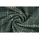 Woven Woolen Fabric Check Ravella Aqua Woven Woolen Fabric Check Ravella Aqua