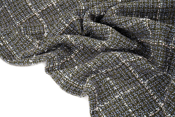 Woven Woolen Fabric Check Ravella Lilac Woven Woolen Fabric Check Ravella Lilac