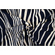 Fijne Crêpe Novara Marine Blauw
