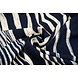 Fijne Crêpe Novara Marine Blauw