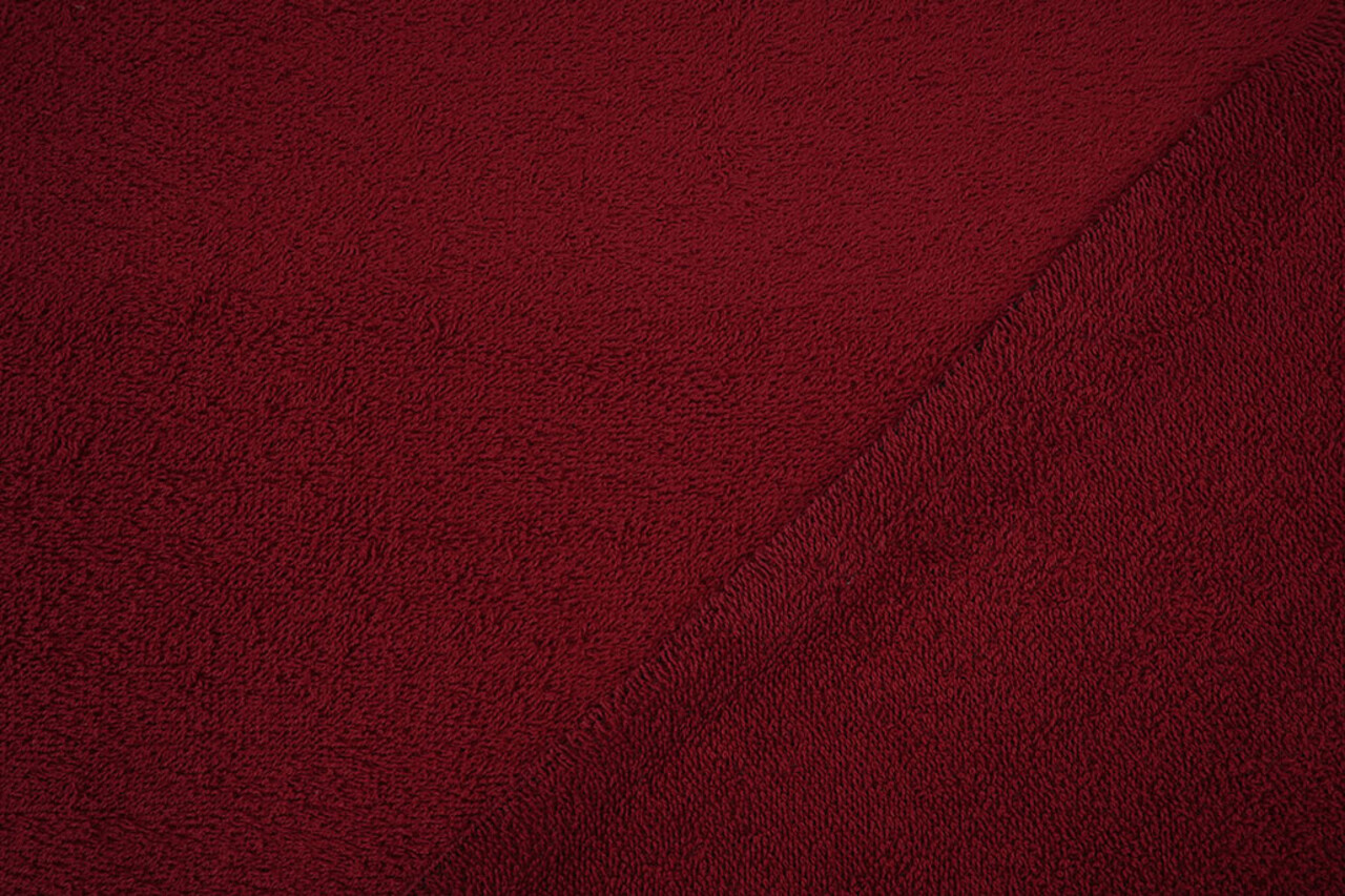 Oeko-Tex®  Frottee Dunkelrot