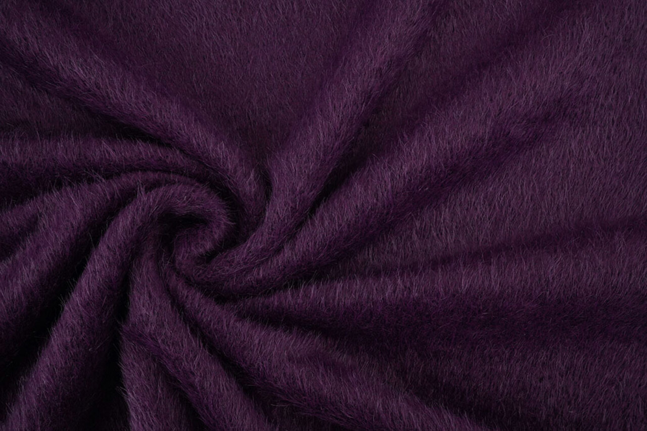 Harige Alpaca Aubergine