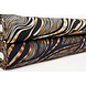 Feiner Crêpe Zebora Marine - Braun Feiner Crêpe Zebora Marine - Braun
