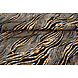 Feiner Crêpe Zebora Schwarz - Hellbraun Feiner Crêpe Zebora Schwarz - Hellbraun