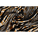 Feiner Crêpe Zebora Schwarz - Hellbraun Feiner Crêpe Zebora Schwarz - Hellbraun