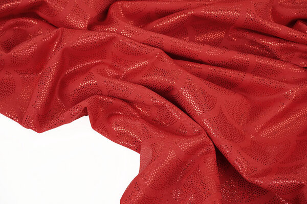 Folienjersey Mermaid Fantasy Rot Folienjersey Mermaid Fantasy Rot
