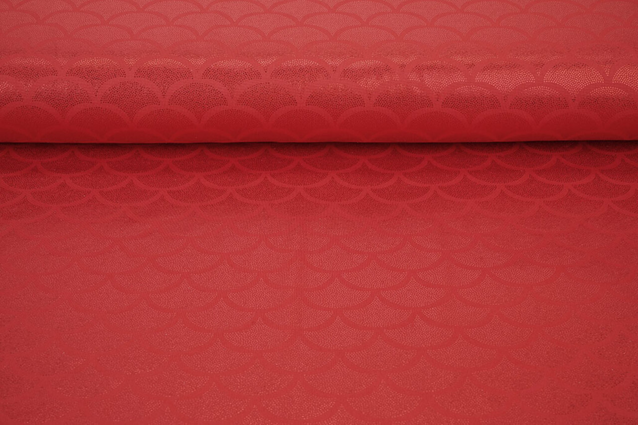 Lamé Mermaid Fantasy Rood Lamé Mermaid Fantasy Rood