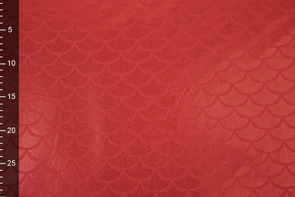 Folienjersey Mermaid Fantasy Rot Folienjersey Mermaid Fantasy Rot