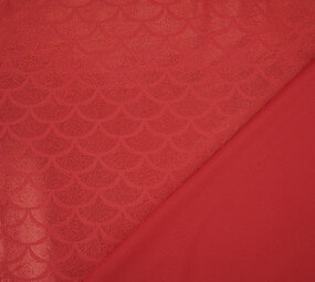 Lamé Mermaid Fantasy Rood Lamé Mermaid Fantasy Rood