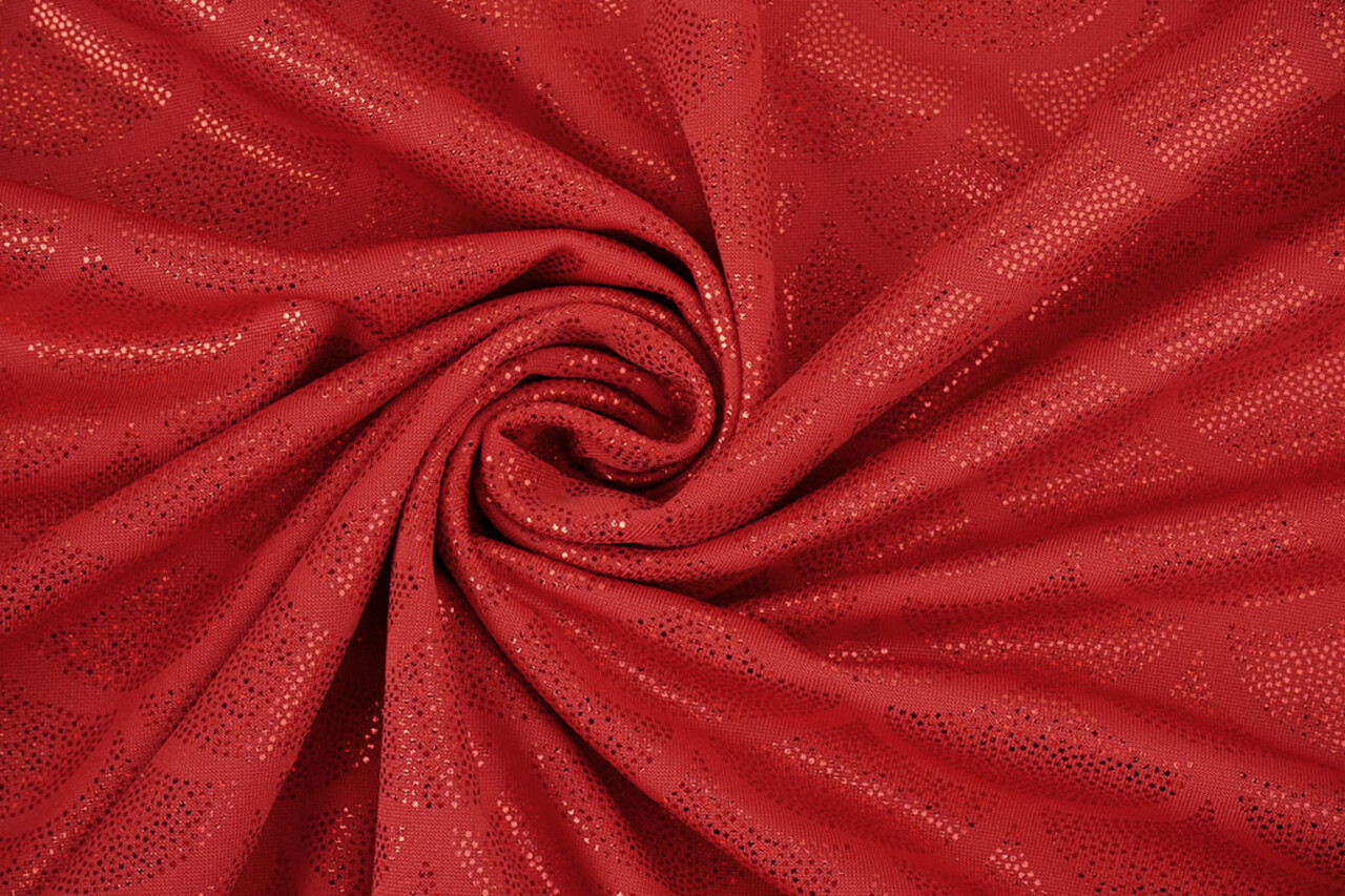 Folienjersey Mermaid Fantasy Rot Folienjersey Mermaid Fantasy Rot