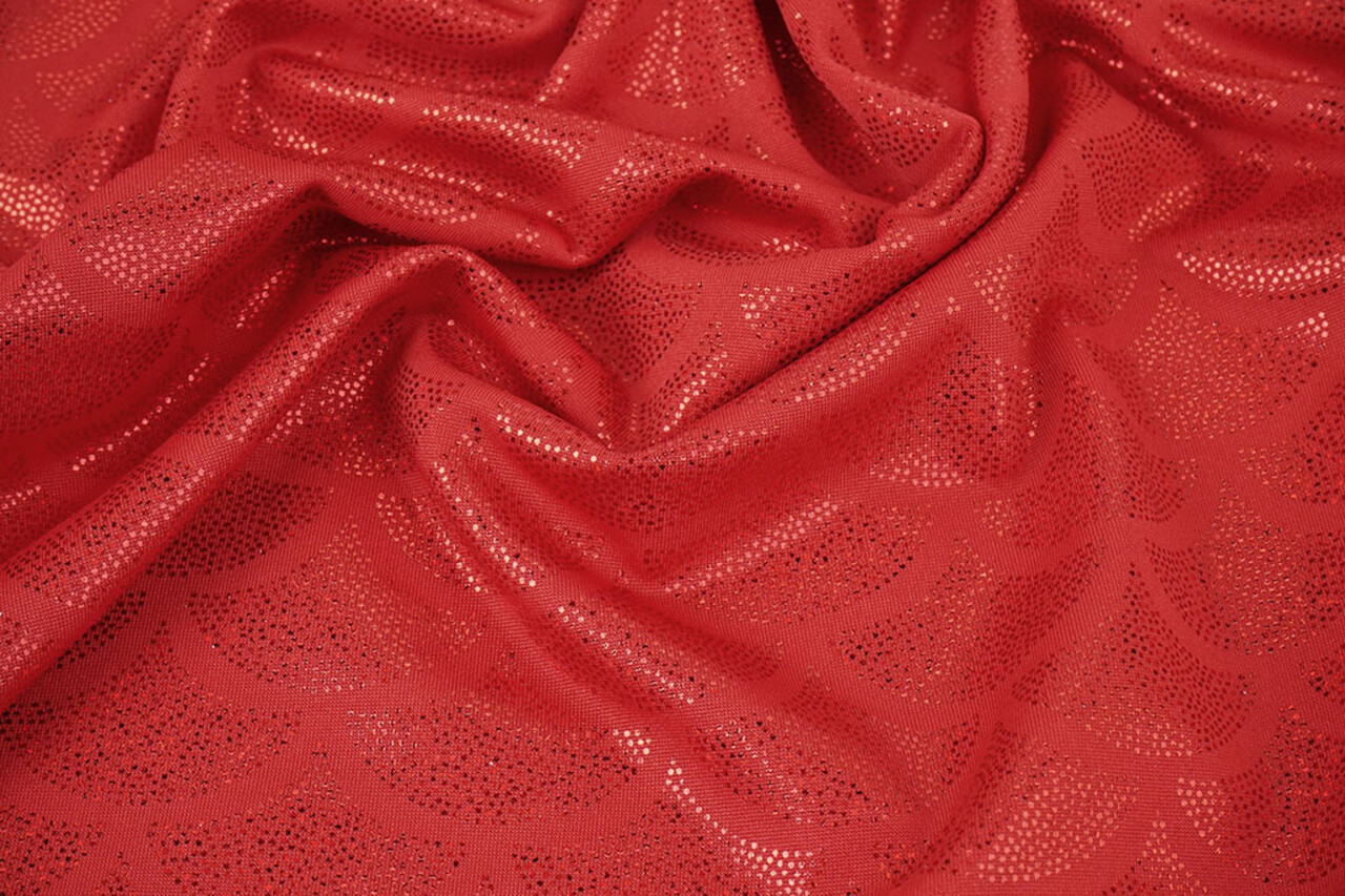 Folienjersey Mermaid Fantasy Rot Folienjersey Mermaid Fantasy Rot