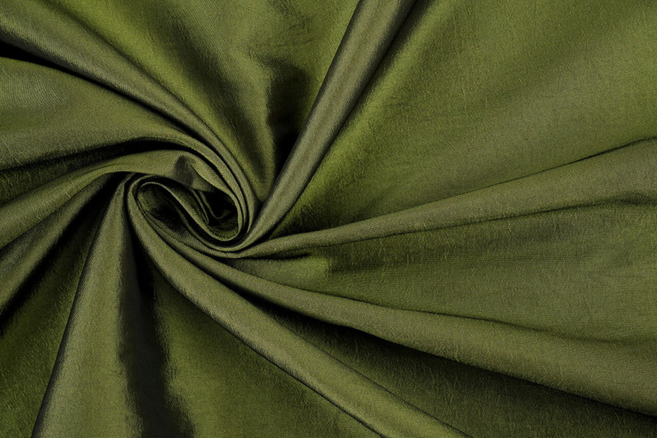 Crinkle Taft Moss Green Crinkle Taft Moss Green