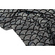 Folienjersey Mermaid Fantasy Silber auf Schwarz