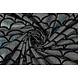 Lamé Mermaid Fantasy Silver on Black