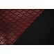 Lamé Mermaid Fantasy Red on Black Lamé Mermaid Fantasy Red on Black