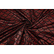 Lamé Mermaid Fantasy Rood op Zwart Lamé Mermaid Fantasy Rood op Zwart