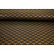 Lamé Mermaid Fantasy Goud op Zwart Lamé Mermaid Fantasy Goud op Zwart