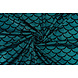 Lamé Mermaid Fantasy Aqua on Black Lamé Mermaid Fantasy Aqua on Black