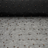 Fine Glitter Tulle con Perline Nero Fine Glitter Tulle con Perline Nero
