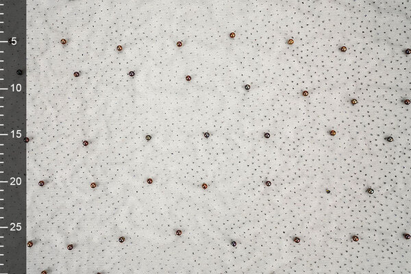Fijne Glitter Tule met Parels Zwart Fijne Glitter Tule met Parels Zwart