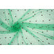 Fine Glitter Tulle con Perline Verde Mare